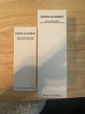 Grown Alchemist White Skin Defense Primer & Instant Smoothing Serum Set